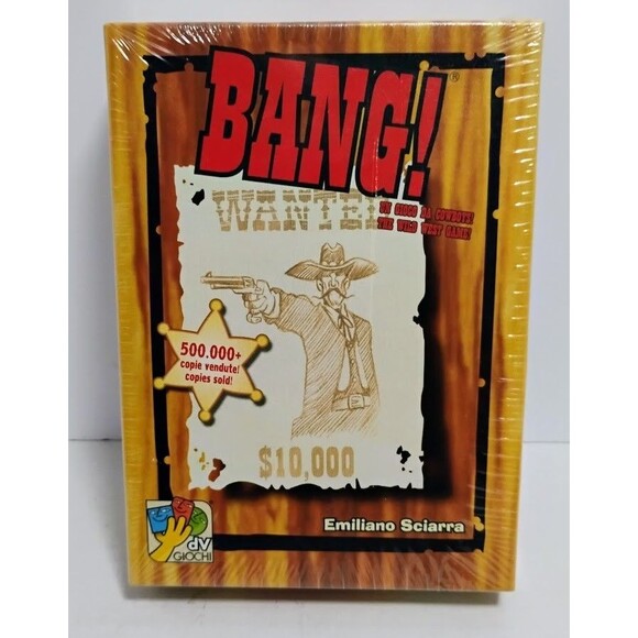DV GIOCHI BANG! THE WILD WEST CARD GAME EMILIANO SCIARRA NEW SEALED NEW EDITION - Picture 1 of 5